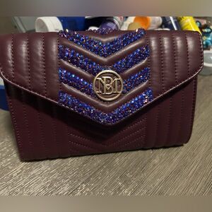 Badgley Mischka Quilted Clutch